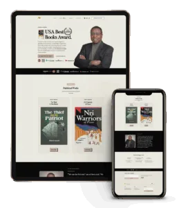 Author website design
