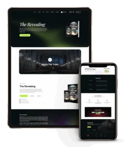 Author website design