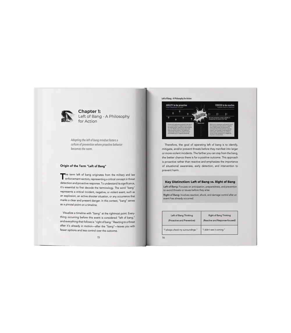 Book interior design sample — print interior spread