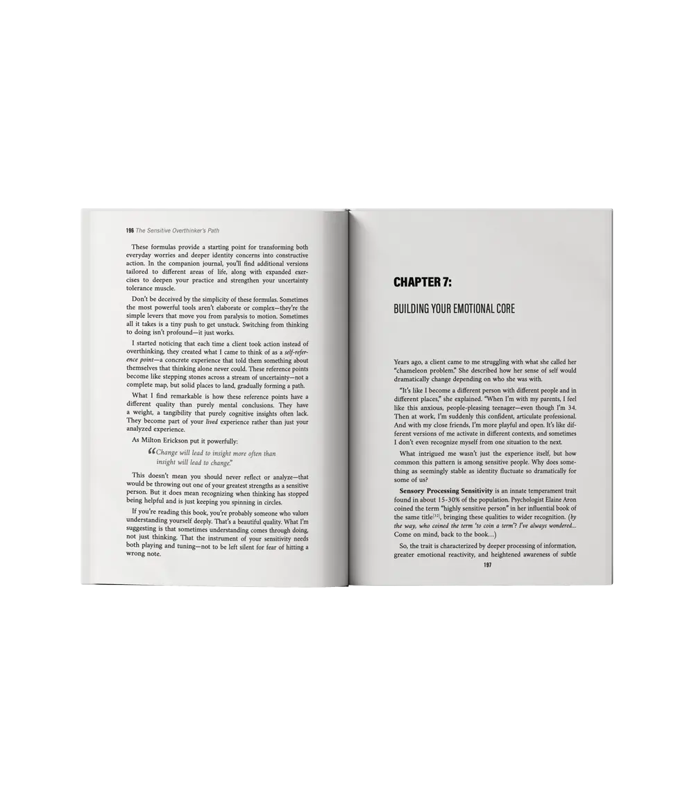 Book interior design sample — chapter opener