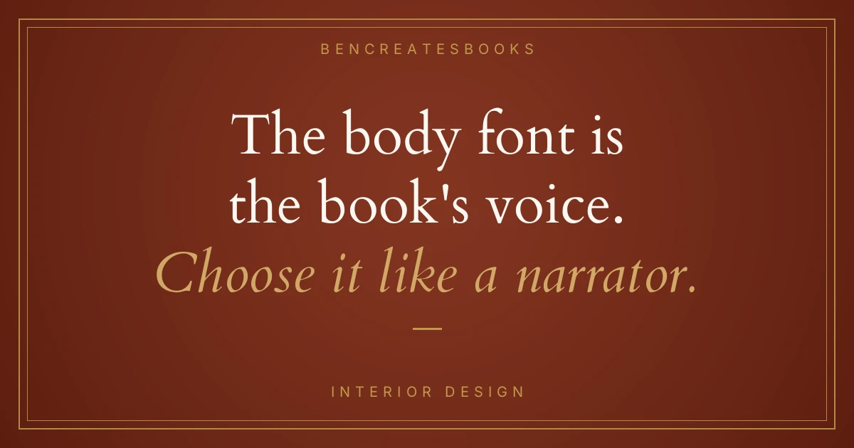 Font Pairing for Book Interiors: Rules From 500+ Books