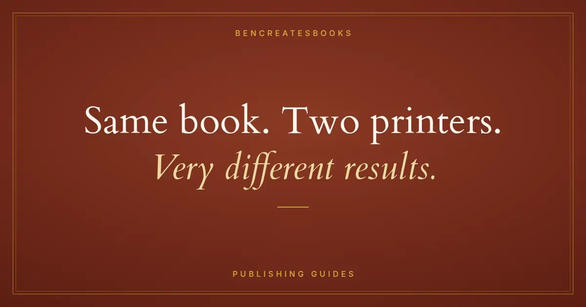 IngramSpark vs KDP: Which One Should Print Your Book?