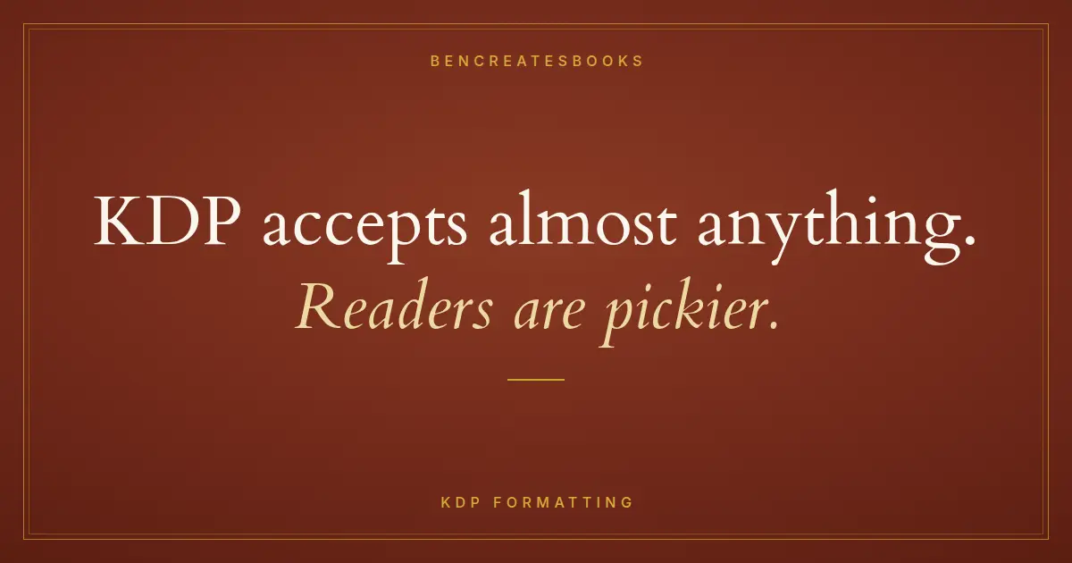 How to Format a Book for KDP, Step by Step